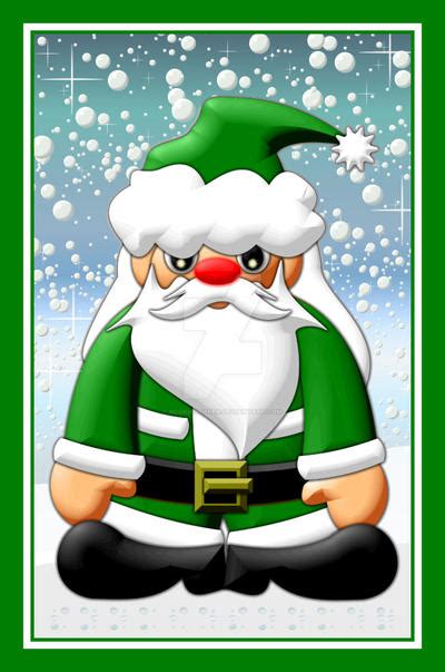 Green Santa Claus By Sookie By Sookiesooker On Deviantart