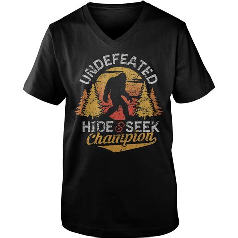 bigfoot undefeated hide and seek sasquatch yeti t shirt kutee boutique