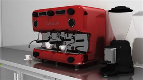 3d Italian Coffee Machine Grinder