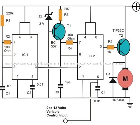 555 Timer Pwm Generator Circuit Diagram Circuit Diagram