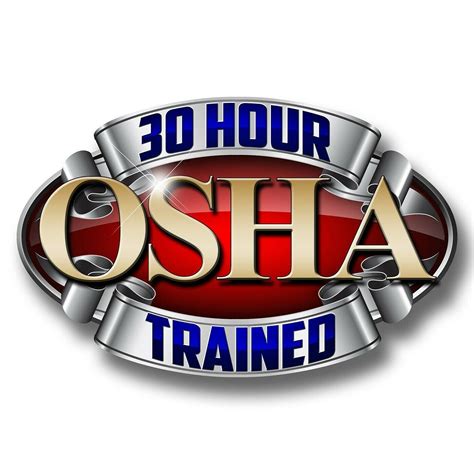 30 Hour Osha Trained Precision Cut Decal Sticker