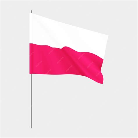 Premium Vector Polish Flag Poland National Waving Flag