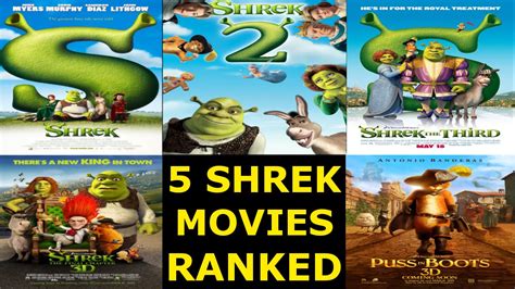 5 Shrek Movies Ranked Worst To Best Ranked 11 Youtube