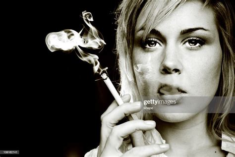 Black And White Photo Woman Smoking Pin On Bandw Boditewasuch