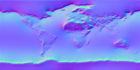 Earth Normal Map Des Espoirs
