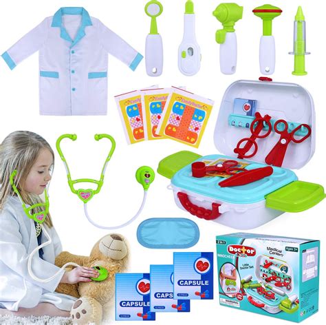 Innocheer Kids Doctor Kit 20 Pieces Pretend N Play Medical Toys Set