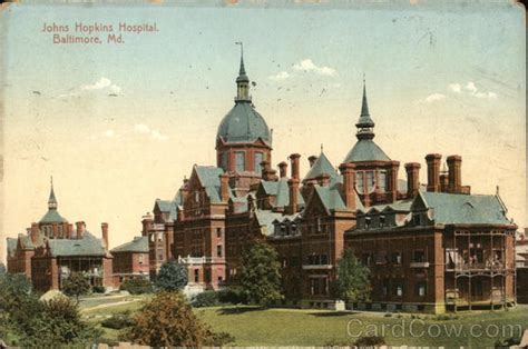 Johns Hopkins Hospital Baltimore Md Postcard