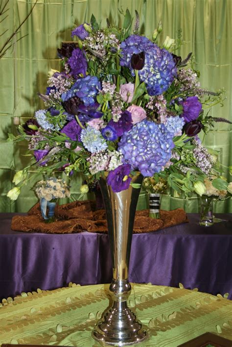 Unforgettable Floral Purple And Blue Flower Arrangements