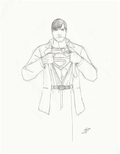 Clark Kent Coloring Page Coloring Pages