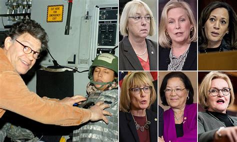 Six Female Democratic Senators Tell Franken To Resign Now Daily Mail