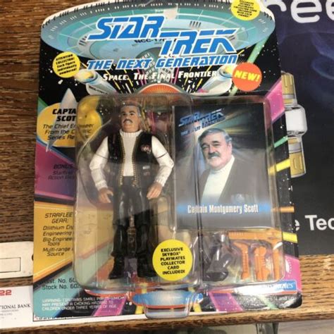 Star Trek Tng Scotty Captain Scott Action Figure Playmates 1993 Ebay