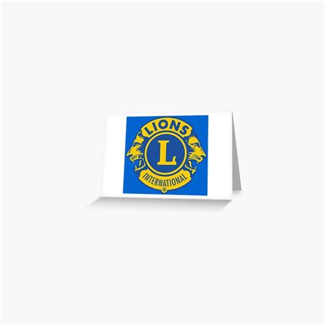 Lions Clubs International We Serve Greeting Card For Sale By Xevxev