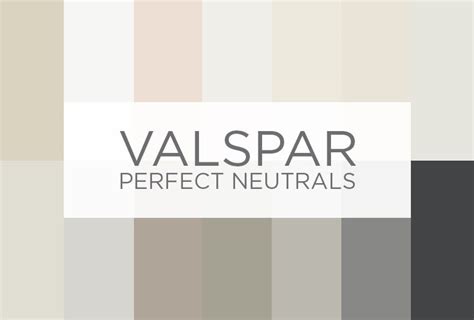 The Valspar Perfect Neutrals Board Presented By Genevieve Gorder Is