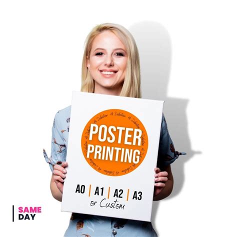 Same Day Poster Printing In London A0 A1 A2 A3 Printpal™ London