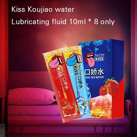 mouthwater ice and fire fruity set mouthwash oral sex lubricating