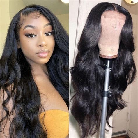 Kriyya 5x5 Hd Transparent Lace Closure Wig Body Wave Human Hair Wigs