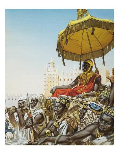 Mansa Kankan Musa I 14th Century King Of The Mali Empire Giclee Print