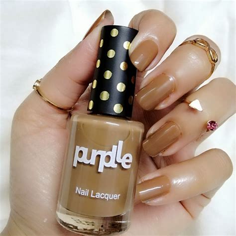 Buy Purplle Nail Lacquer Brown Creme High On Poetry 1 9 Ml Online
