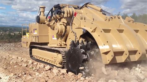 Surface Mining With Tesmec 1675 Trencher By Bertet Tp Trencher Company