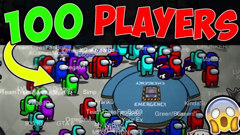 How To Play Among Us With 100 Players Youtube