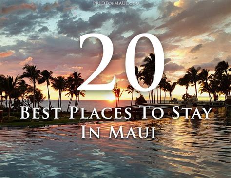 Top Places To Stay On Maui Maui Hotels Maui Honeymoon Hawaii