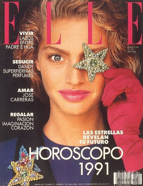 Cover Of Elle Spain With Michaela Bercu January 1991 Id13343