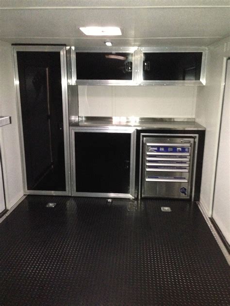 All cabinets are available in multiple door configurations and custom options are also available! Cargo Trailer Storage Cabinets | Dandk Organizer