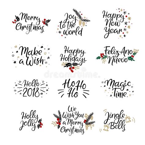 Hand Lettered 10 Card Set Modern Calligraphy Hello Notecards Note Cards