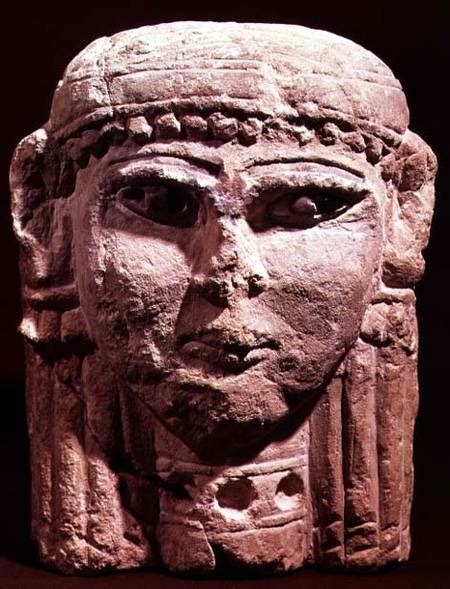 Head Of The Goddess Ishtar From Amman Assyrian As Art Print Or Hand