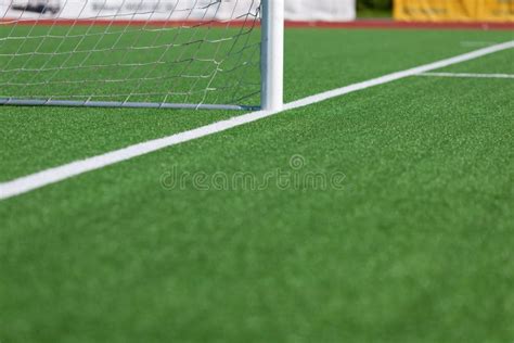Soccer Field With Goal Post Stock Photo Image Of Field Goal 31268542