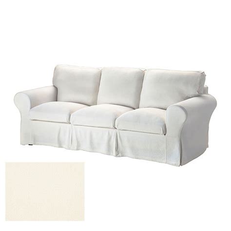 Ikea Ektorp 3 Seat Sofa Slipcover Cover Stenasa White Off White Stenåsa
