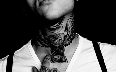 Men's necks have increased in popularity as tattoo canvases. Best Neck Tattoo Ideas for Men - Positivefox.com