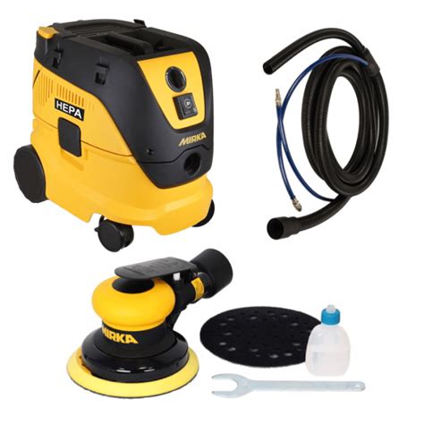 Mkmr5v 912 Mirka Pneumatic Ros Sander Dust Free Kit 5in