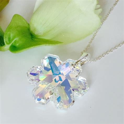 Ab Snowflake Made With Swarovski® Crystals Crystal Elegance