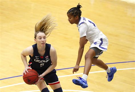 Uconn recruit paige bueckers is an intense competitor on the court. No. 3 UConn returns to Big East, rolls past Seton Hall
