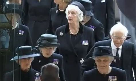 Queen S Ladies In Waiting Arrive At Funeral Of Their Mistress After 60 Years Of Service Royal