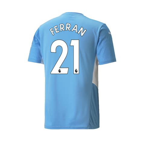 Camiseta Ferran 21 Manchester City 202122 Primera Equipación Local