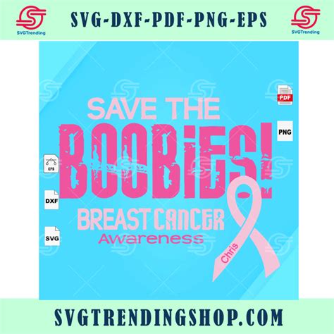 Breast Cancer Women Breast Cancer Svg Breast Cancer Awareness Pink Ribbon Svg Strong Woman
