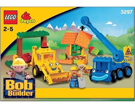 Lego Set 3297 1 Scoop And Lofty At The Building Yard 2005 Duplo Bob