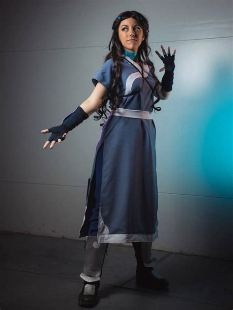 katara waterbender avatar inspired cosplay costume season 3 etsy