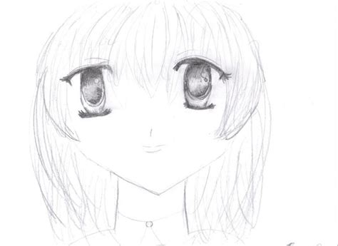 My First Anime Drawing By Brennaanime On Deviantart