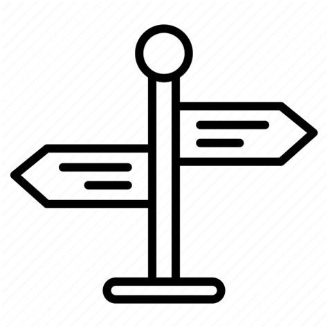 Way Direction Guide Road Post Icon Download On Iconfinder