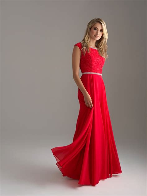 Allure 18 802 Modest Prom Dress A Closet Full Of Dresses