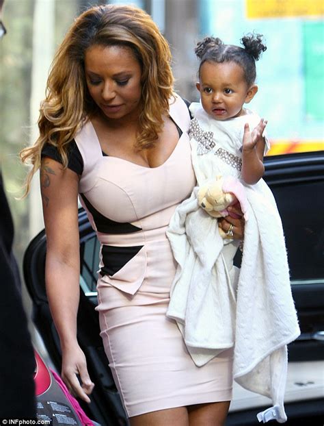 Mel B Steps Out With Adorable Daughter Madison Daily Mail Online