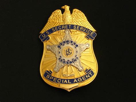 Usss Us Secret Service Special Agent Badge Solid Copper Replica Movie