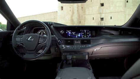 Lexus Ls 500h In White Interior Design Youtube