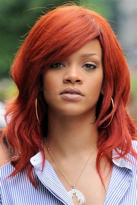Pin By Cristina Alcine On Summerfall Color Rihanna Hairstyles