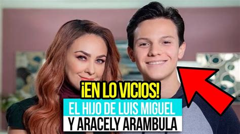 Muy Triste El Hijo De Luis Miguel Y Aracely Arambula Est Hundido