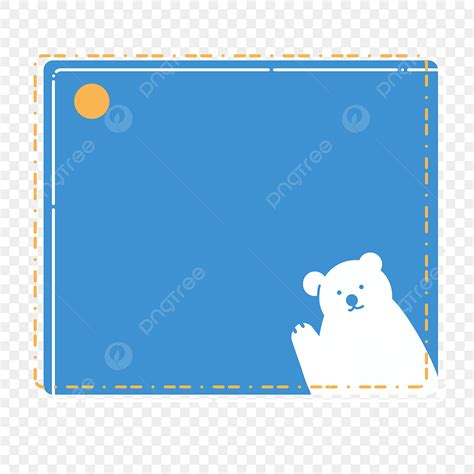 Cartoon Polar Bear PNG Transparent Polar Bear Decorative Cartoon
