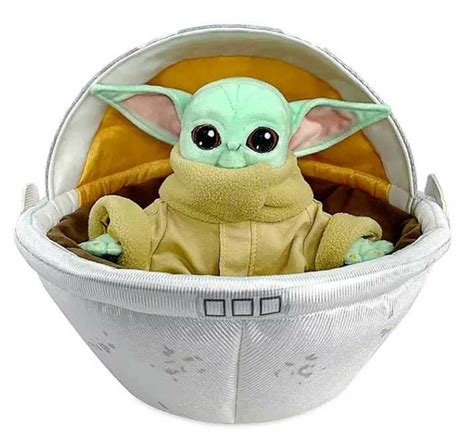 Disney Baby Yoda The Child Plush In Hover Pram Baby Yoda Toy